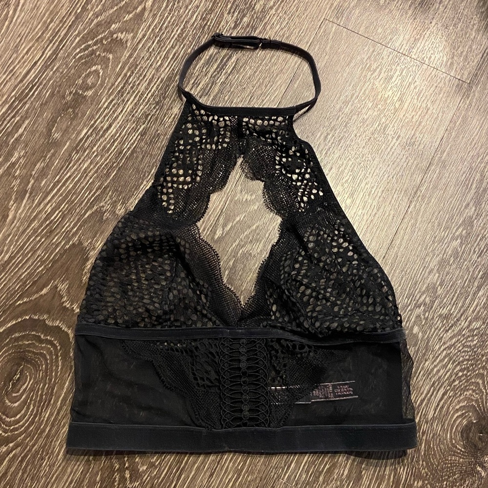 Victoria’s Secret Black Longline Bralette